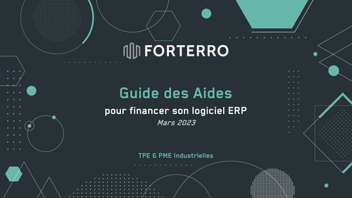Couverture Guide des Aides pour financer son logiciel ERP 2023